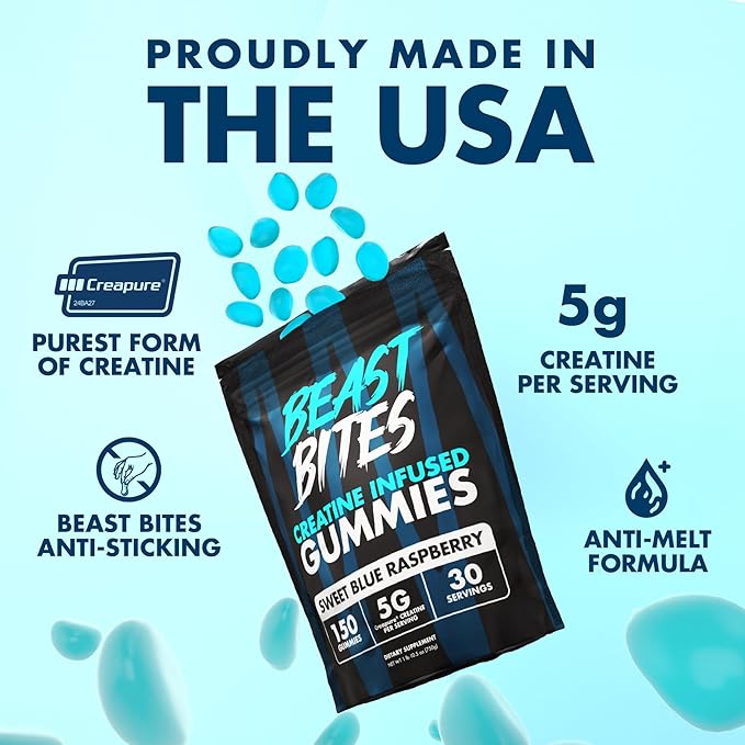 BEAST BITE GOMAS DE CREATINA X 120 UNI